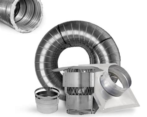 Fireside <strong>Chimney</strong> Supply's FireFlex <strong>Pre</strong>-<strong>Insulated Chimney Liner Kits</strong> are made of a 316L/Ti. . 6 inch pre insulated chimney liner kit